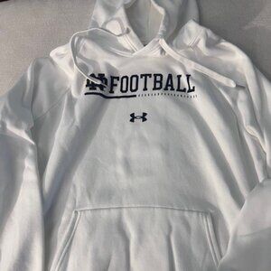 NWOT Under Armour Notre Dame Hooded Sweatshirt